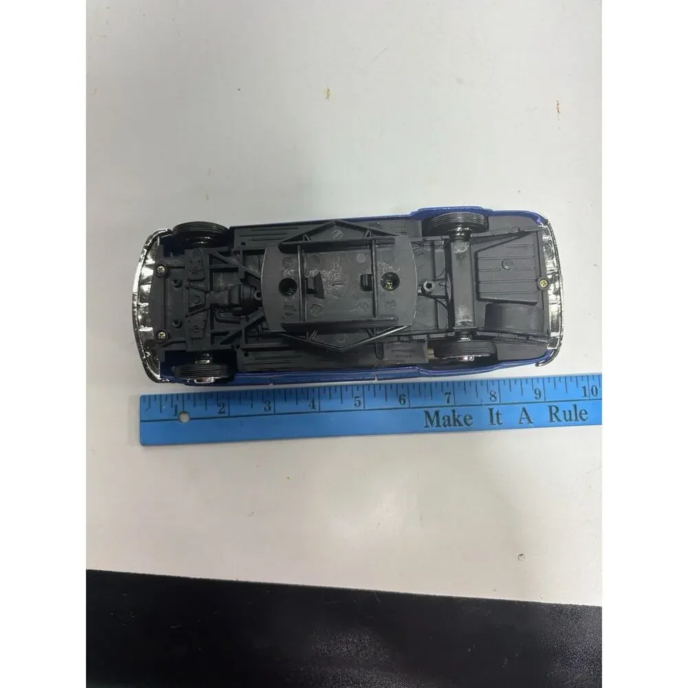 1949 Mercury Coupe Diecast Model Car Blue 1:24 Scale Opening Hood Doors